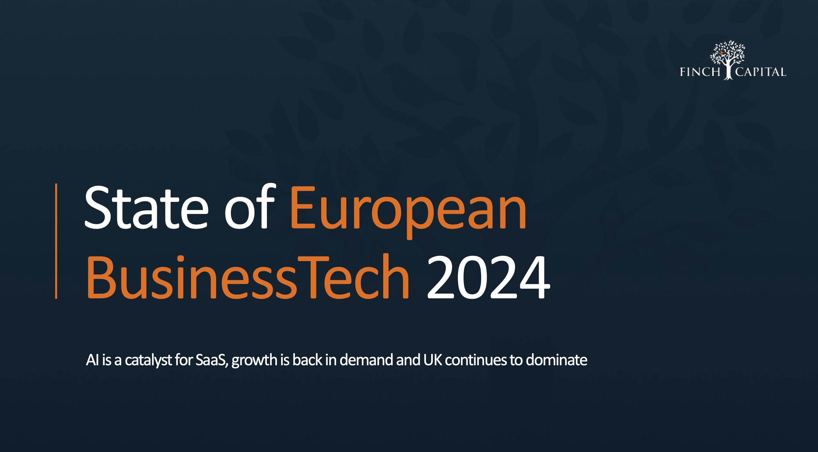 State of European BusinessTech 2024